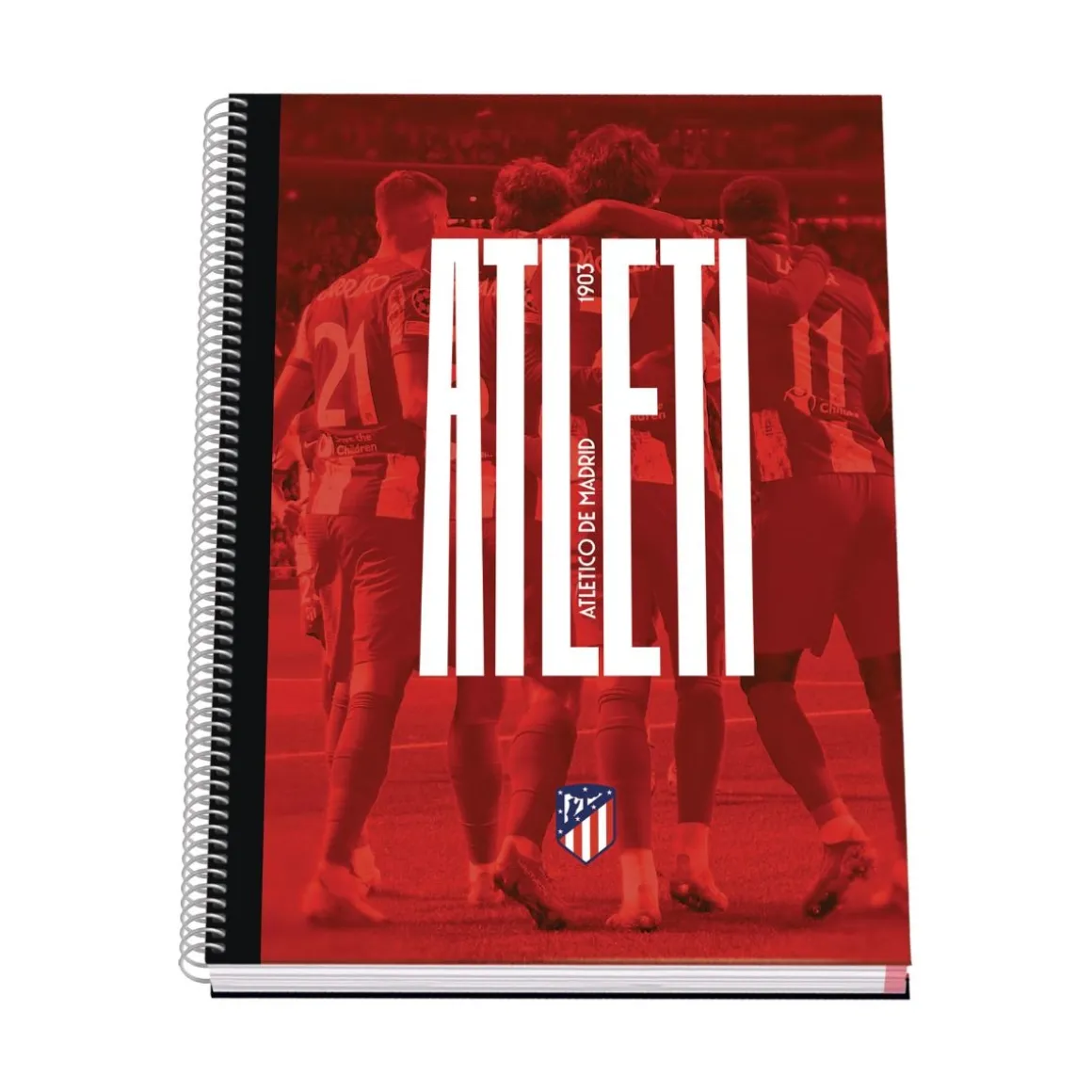 Clearance A4 ATLETI LINED HARDCOVER NOTEBOOK School