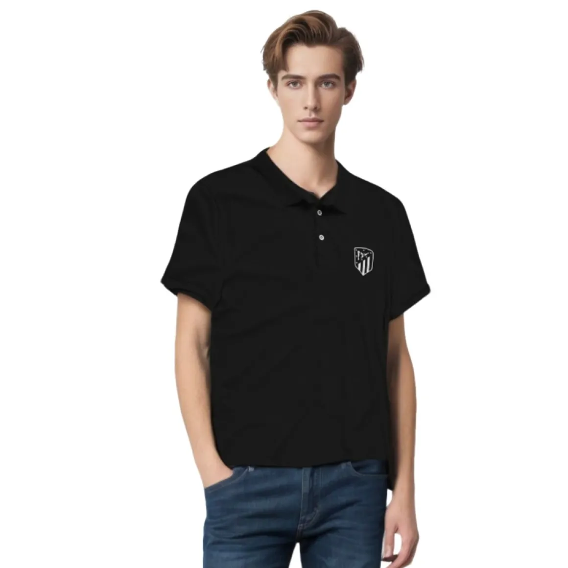 Flash Sale BLACK CREST POLO T-shirts And Polos