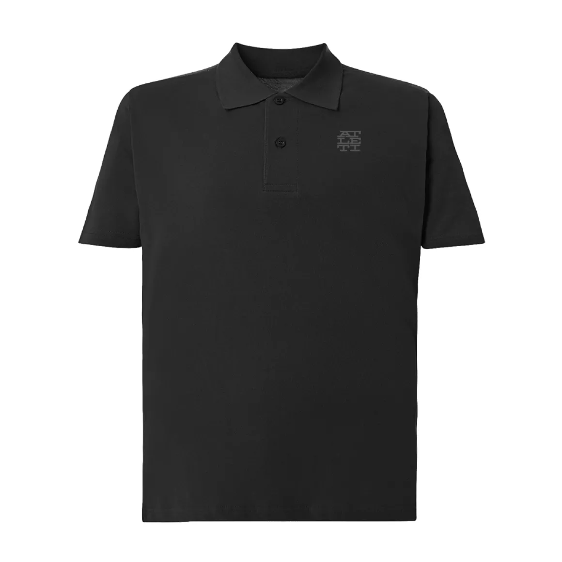 Best Sale BLACK EMBROIDERED PATCH POLO T-shirts And Polos