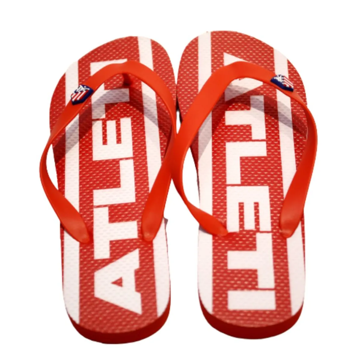 Shop KIDS RED AND WHITE FLIP-FLOPS Footwear