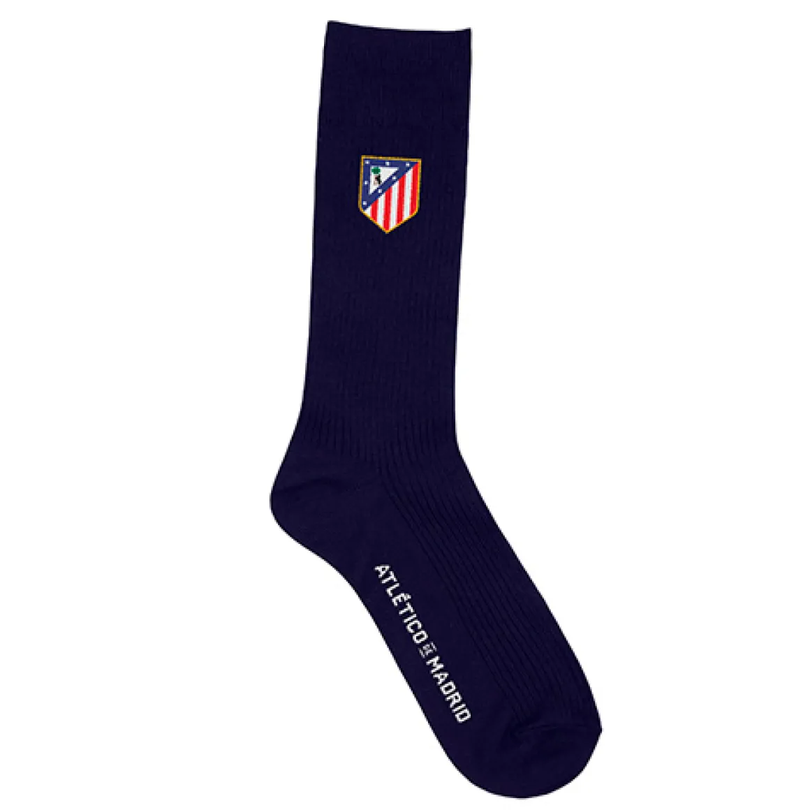 Online Navy Blue Embroidered Crest Socks Socks