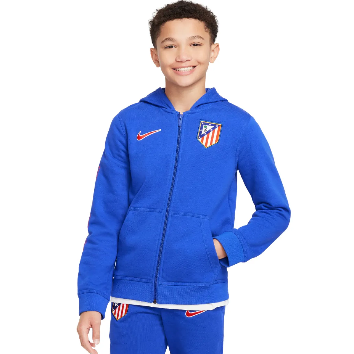 Outlet Nike kids blue cotton 24/25 jacket Kids Hoodies