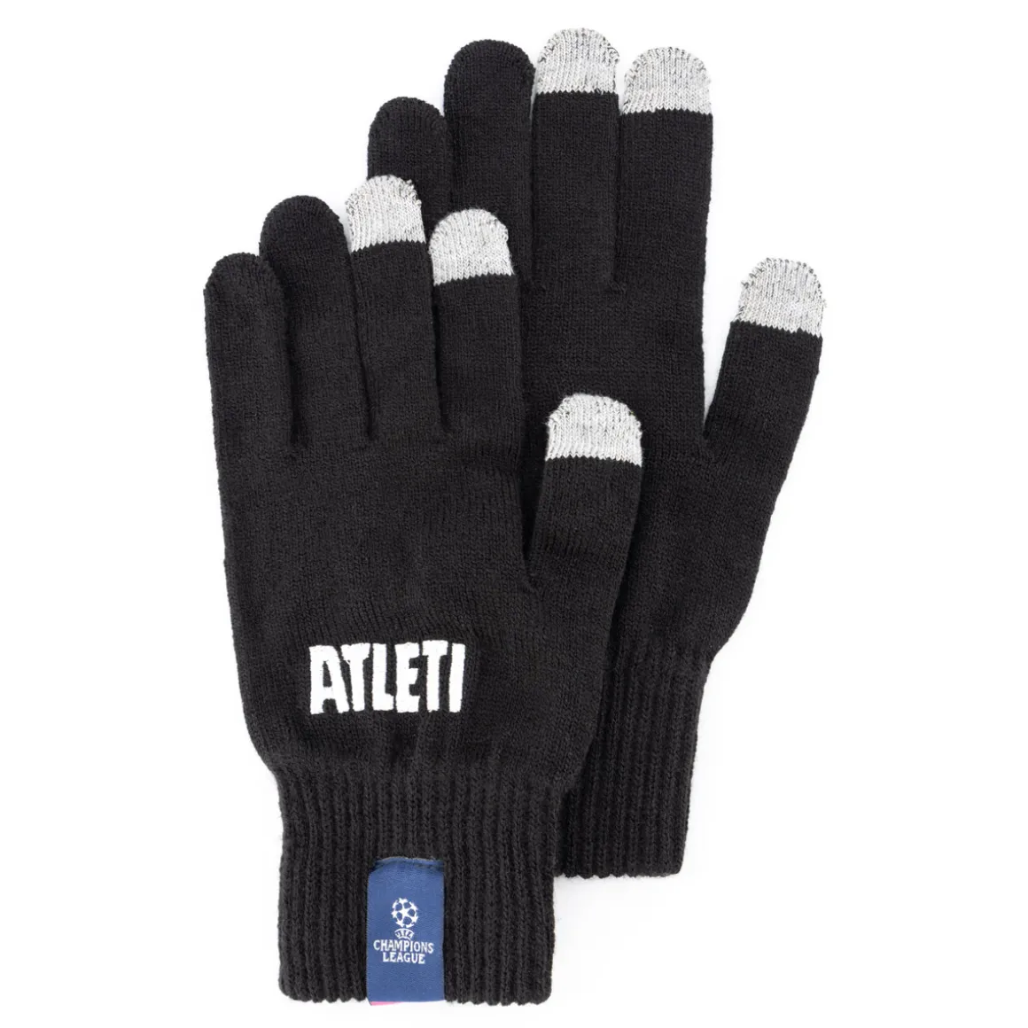 Flash Sale UCL Atleti Black Gloves Headwear